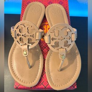 Authentic Tory Burch Miller Sandals. Excellent used condition